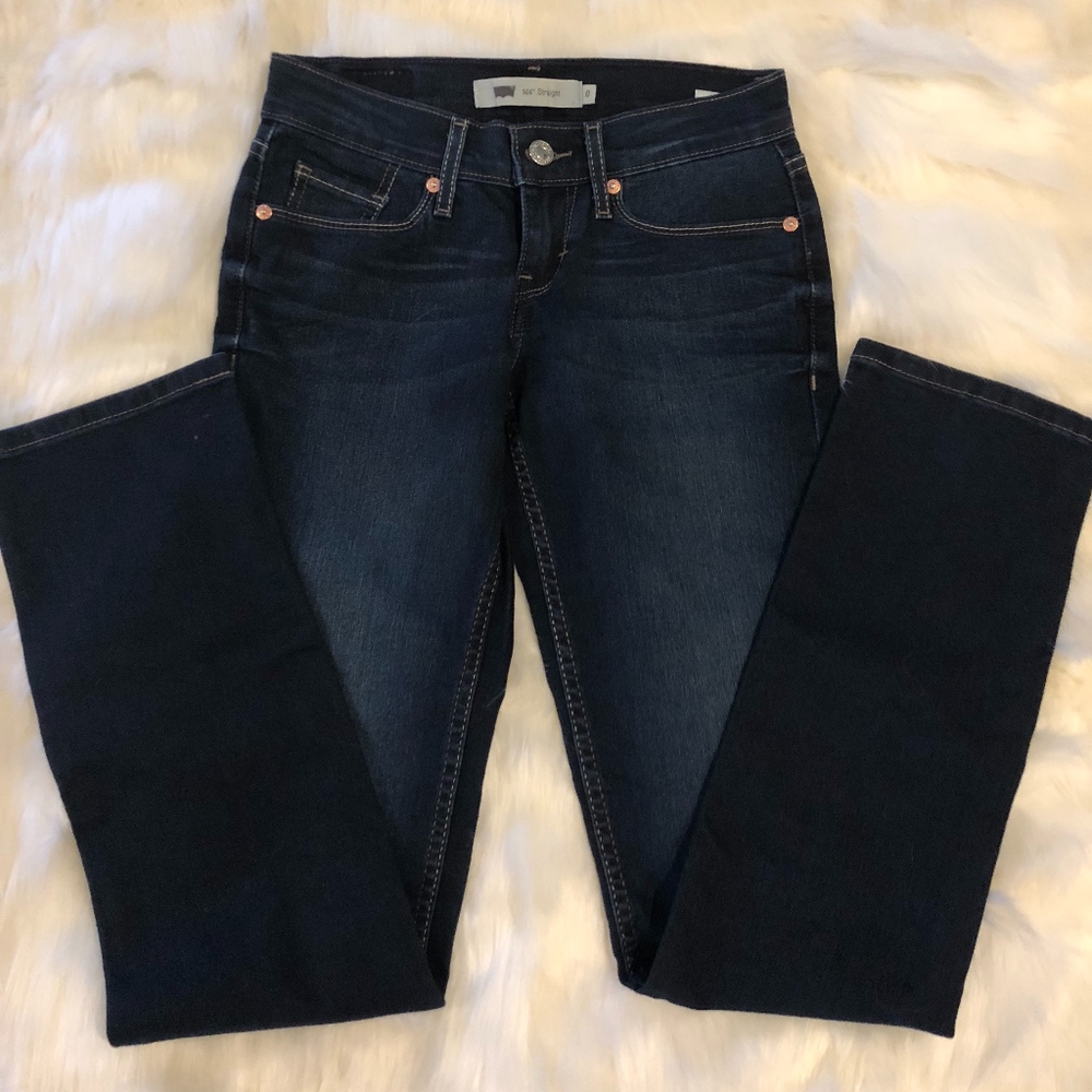 Levi's 524 Straight Jeans Dark Wash